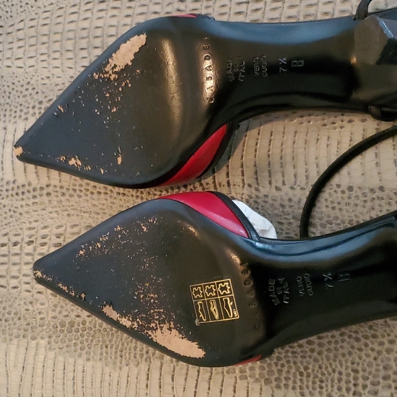 Casadei Red and Black Heels - Picture 5 of 5